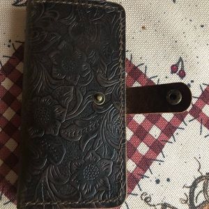 IPhone 8 Plus leather wallet case